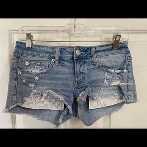 American Eagle short/low rise shorts